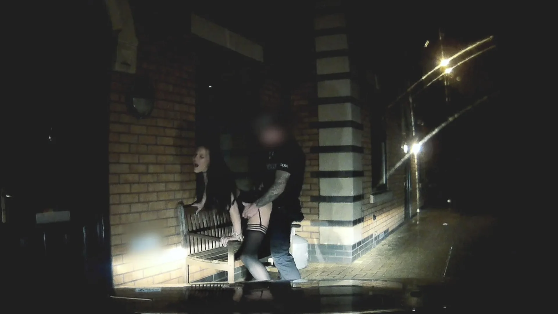 Night patrol: Cheeky young lass likes daring outdoor sex - Fake Cop