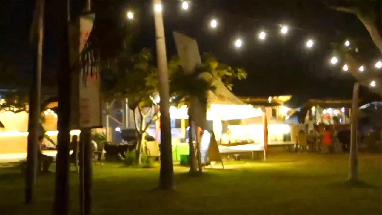 Bali Beach At Night, Not Much To See - Euro Sex Diary - 401221